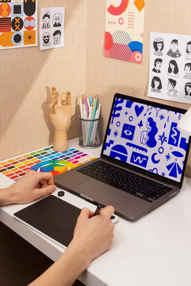 trabajando marketing agencia diseño
